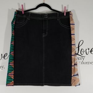 Black Jean Festival skirt - 298